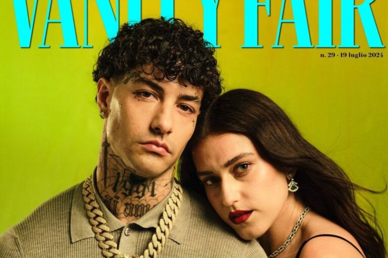 Tony Effe e Gaia nella copertina di Vanity Fair