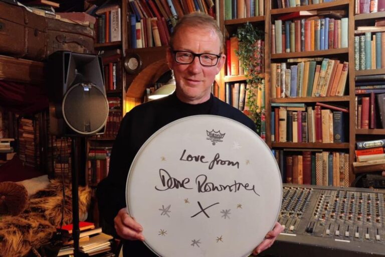 foto del batterista die Blur Dave Rowntree